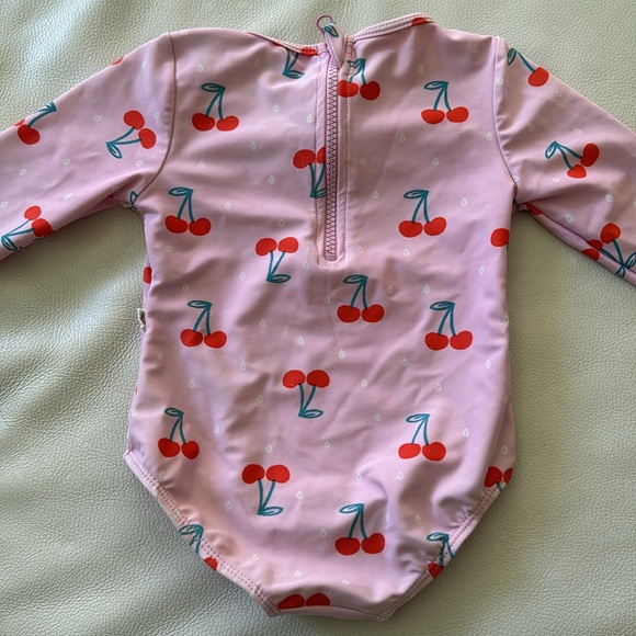 Baby Fresh Cherry Long Sleeve Swimsuit - Picture 5 of 5